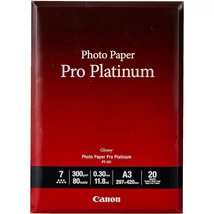 Canon PT-101 fényes eredeti fotópapír (A/3, 20 lap, 300g, 2768B017)
