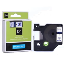 Dymo D1 45804 fehér alapon kék eredeti feliratozó szalag (45804)