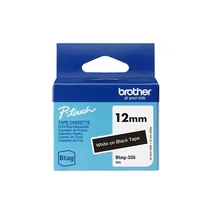 Brother BTAG-335 fekete alapon fehér eredeti feliratozó szalag