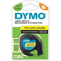 Dymo S0721620 sárga alapon fekete eredeti feliratozó szalag (S0721620)