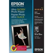 Epson S041926 ultra fényes eredeti fotópapír (10x15cm, 20 lap, 300g)