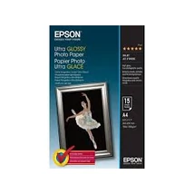 Epson S041927 ultra fényes eredeti fotópapír (A4, 15 lap, 300g)