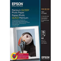 Epson S042155 prémium fényes eredeti fotópapír (A4, 15 lap, 255g)
