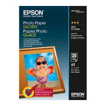 Epson S042536 fényes eredeti fotópapír (A3, 20 lap, 200g)