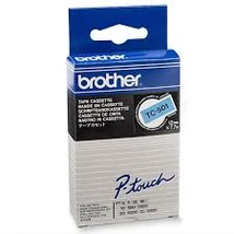 Brother TC-501 kék alapon fekete eredeti feliratozó szalag