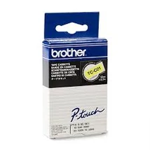 Brother TC-C01 fluoreszkáló sárga alapon fekete eredeti feliratozó szalag