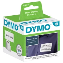 Dymo LabelWriter S0722430 fehér alapon fekete eredeti címkeszalag csomag (24 db, 2223588)
