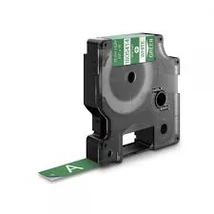 Dymo D1 1805414 zöld alapon fehér eredeti feliratozó szalag