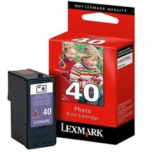 Lexmark 18Y0340B [Bk] No.40 fotó fekete eredeti tintapatron