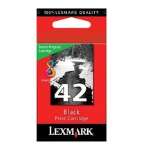 Lexmark 18Y0142 [Bk] No.42 fekete eredeti tintapatron