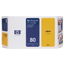 HP C4873A No.80 sárga eredeti tintapatron