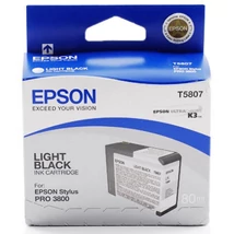 Epson T5807 világos fekete eredeti tintapatron