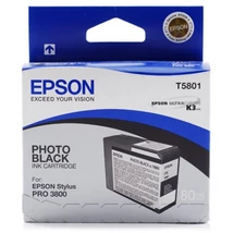 Epson T5801 fotó fekete eredeti tintapatron