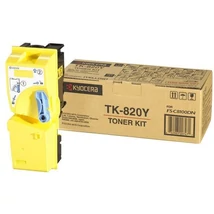Kyocera TK-820Y sárga eredeti toner 1T02HPAEU0