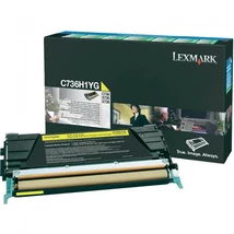 Lexmark [C736,X736,738] C736H1YG sárga eredeti toner