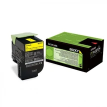 Lexmark [802XY] 80C2XY0 sárga eredeti toner