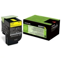 Lexmark [802HY] 80C2HY0 sárga eredeti toner