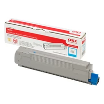 Oki [C-8600] kék eredeti toner (43487711)