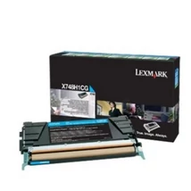 Lexmark X748H3CG No.X74x kék eredeti toner