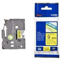 Brother TZE-621 sárga alapon fekete eredeti feliratozó szalag (9mm x 8m)
