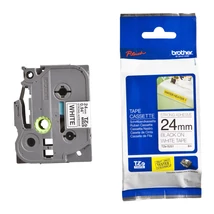 Brother TZE-S251 fehér alapon fekete eredeti feliratozó szalag (24mm x 8m)