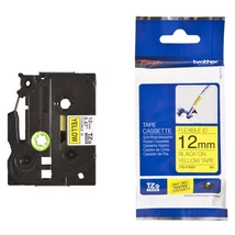 Brother TZE-FX631 sárga alapon fekete eredeti feliratozó szalag (12mm x 8m)