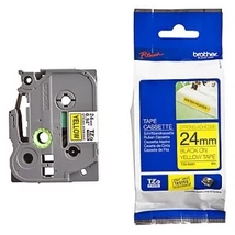 Brother TZE-S651 sárga alapon fekete eredeti feliratozó szalag (24mm x 8m)