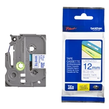 Brother TZE-233 fehér alapon kék eredeti feliratozó szalag (12mm x 8m)