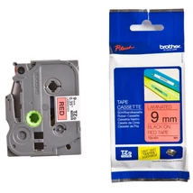 Brother TZE-421 piros alapon fekete eredeti feliratozó szalag (9mm x 8m)