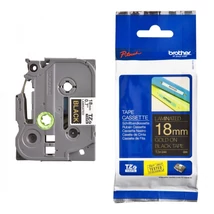 Brother TZE-344 fekete alapon arany eredeti feliratozó szalag (18mm x 8m)