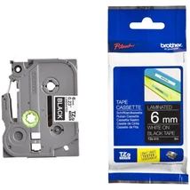 Brother TZE-315 fekete alapon fehér eredeti feliratozó szalag (6mm x 8m)