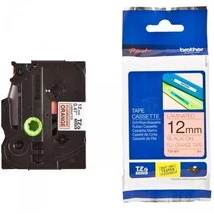 Brother TZE-B31 narancssárga alapon fekete eredeti feliratozó szalag (12mm x 8m)