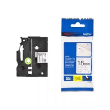 Brother TZE-SE4 fehér alapon fekete eredeti feliratozó szalag (18mm x 8m)