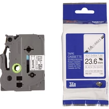 Brother HSe-251 fehér alapon fekete eredeti feliratozó szalag