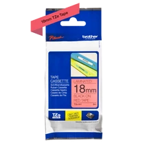 Brother TZe-441 piros alapon fekete eredeti feliratozó szalag (18mm x 8m)