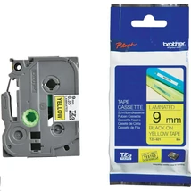 Brother TZe-S621 sárga alapon fekete eredeti feliratozó szalag (9mm x 8m)