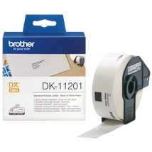 Brother DK-11201 fehér eredeti öntapadós címke 29mm