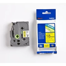 Brother TZE-FX641 sárga alapon fekete eredeti feliratozó szalag (18mm x 8m)