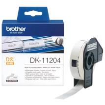 Brother DK-11204 fehér eredeti öntapadós címke 17mm