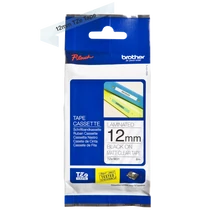 Brother TZE-133 átlátszó alapon kék eredeti feliratozó szalag (12mm x 8m)