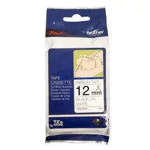 Brother TZE-R231 fehér alapon fekete eredeti feliratozó szalag (12mm x 4m)