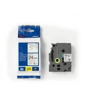 Brother TZE-SE5 fehér alapon fekete eredeti feliratozó szalag (24mm x 8m)