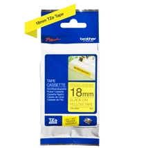 Brother TZE-S641 sárga alapon fekete eredeti feliratozó szalag (18mm x 8m)
