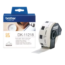 Brother DK-11218 fehér eredeti öntapadós címke 24mm