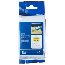 Brother FLe-6511 sárga alapon fekete eredeti feliratozó szalag