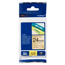 Brother TZe-PR851 arany alapon fekete eredeti feliratozó szalag (24mm x 8m)