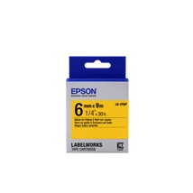 Epson LK-2YBP pasztel sárga alapon fekete eredeti címkeszalag