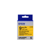 Epson LK-3YBW sárga alapon fekete eredeti címkeszalag