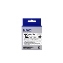 Epson LK-4TBW átlátszó alapon fekete eredeti címkeszalag
