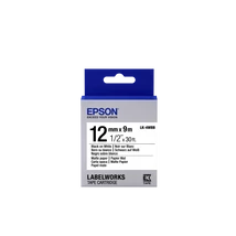 Epson LK-4WBB fehér alapon fekete eredeti címkeszalag